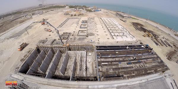 Installation of 10,000 cubic meters per day desalination (ROIV) for Kish south Kaveh steel company